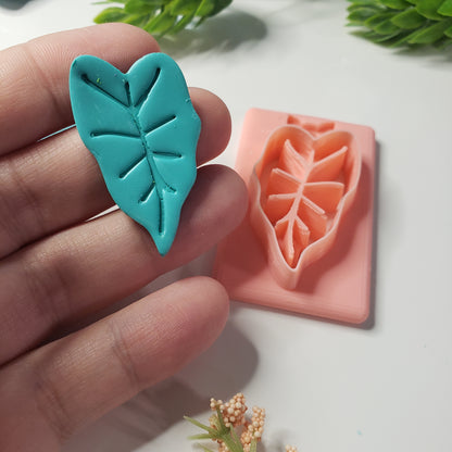 Alocasia Leaf Digital STL Polymer Clay Earring Cutter File