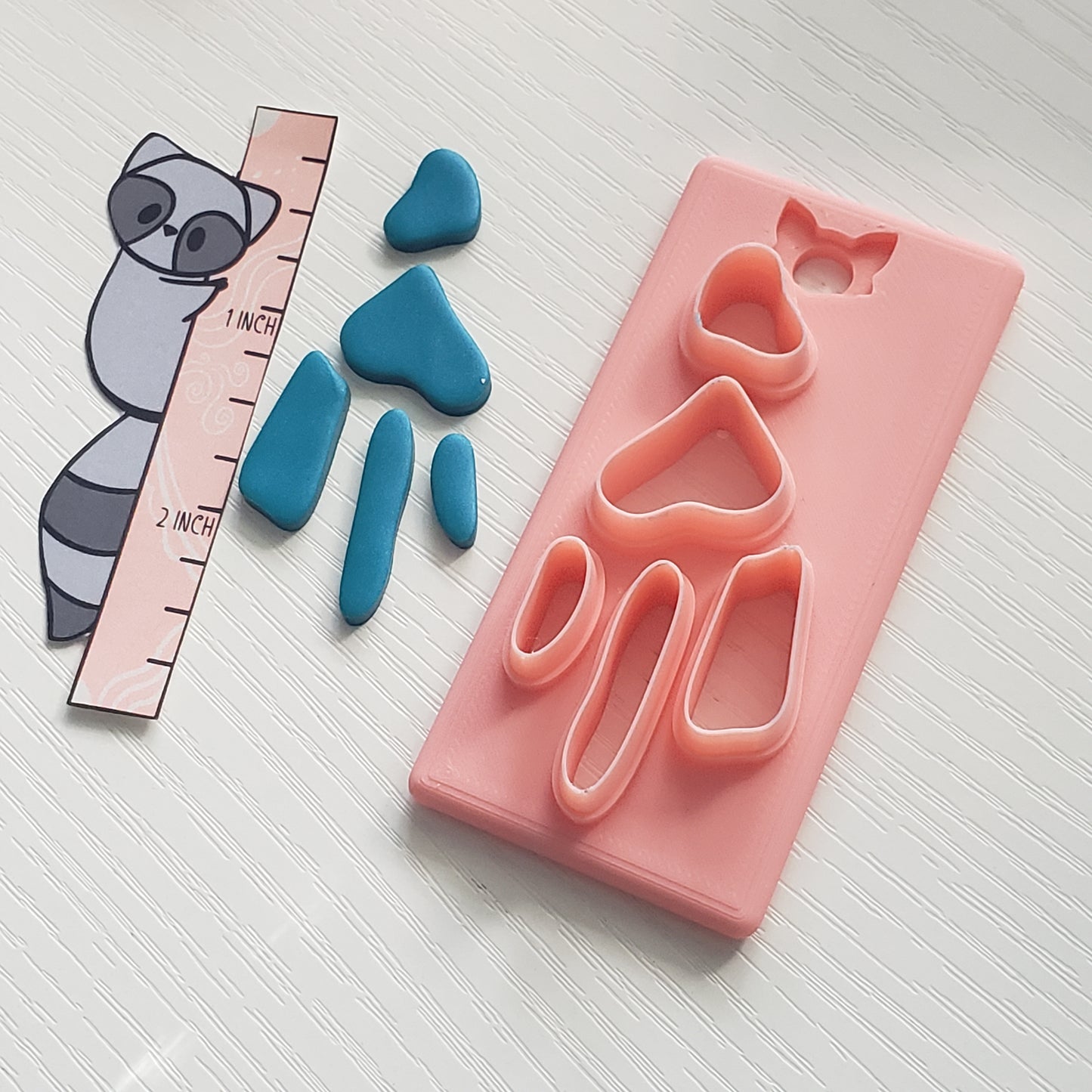 "Jasmin" Abstract Digital STL Polymer Clay Earring Cutter File