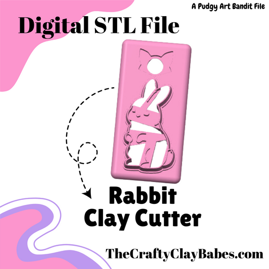 Rabbit Digital STL Polymer Clay Earring Cutter File