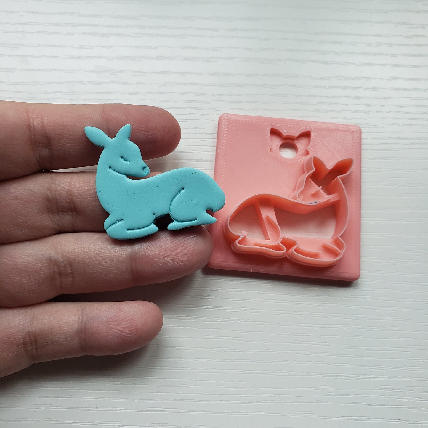 Deer Digital STL Polymer Clay Earring Cutter File