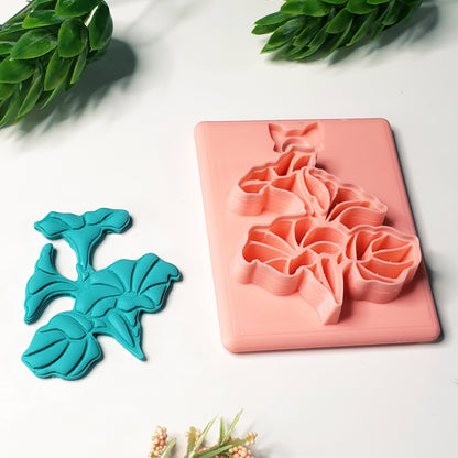 Morning Glory Flower Digital STL Polymer Clay Earring Cutter File